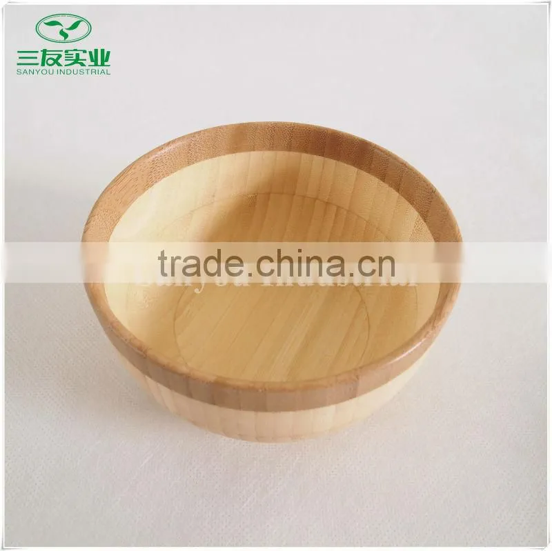Natural Bamboo Rice Bowl Three Sizes