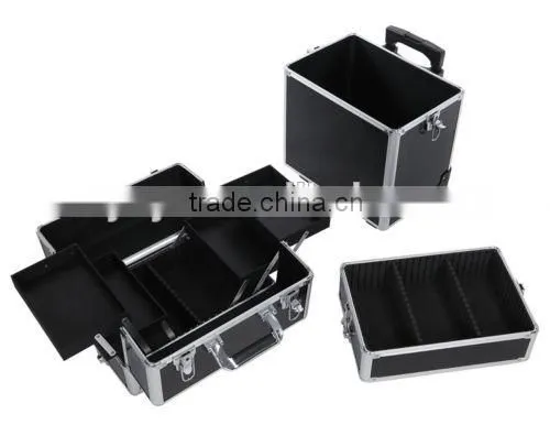 4 in 1 Aluminum Makeup Trolley Case