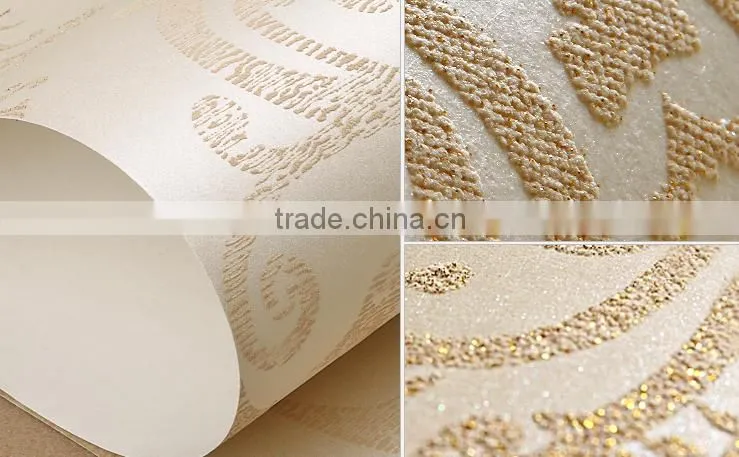 european home bedroom decorating 3d textured wallpaper