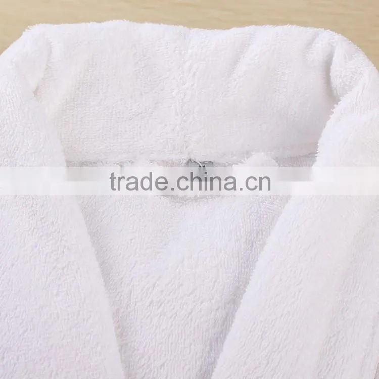 white design your own bathrobes terry cotton for hotel use