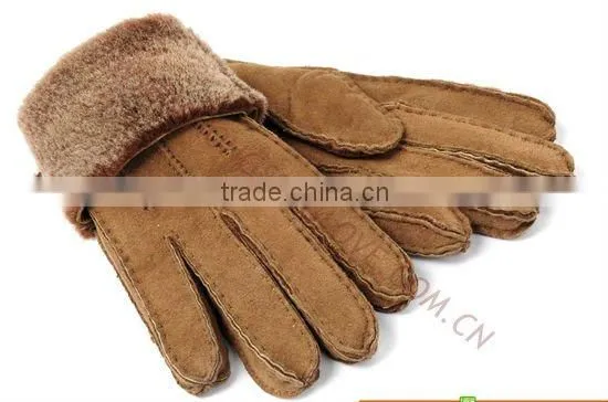 HS1319 double face leather gloves