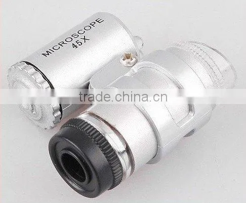 45x Pocket microscope/Pocket microscope with led/microscope with projector