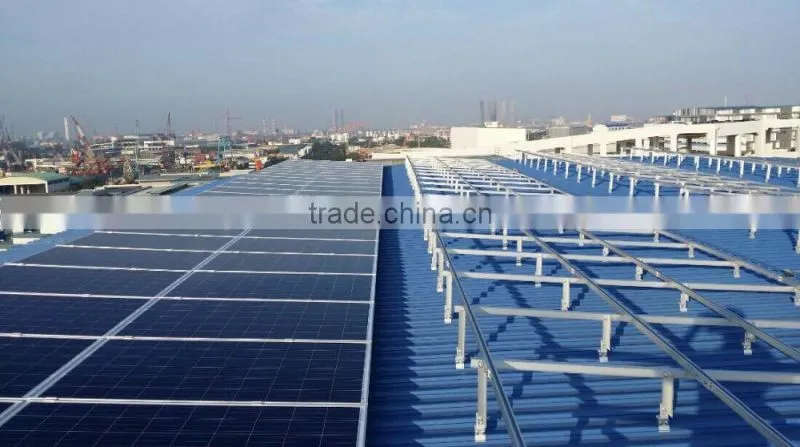 rooftop solar panel mount for seam roof