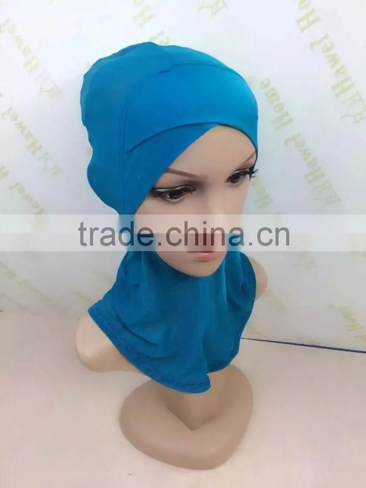 C075 new criss cross thin net ninja inner underscarf with slim face design