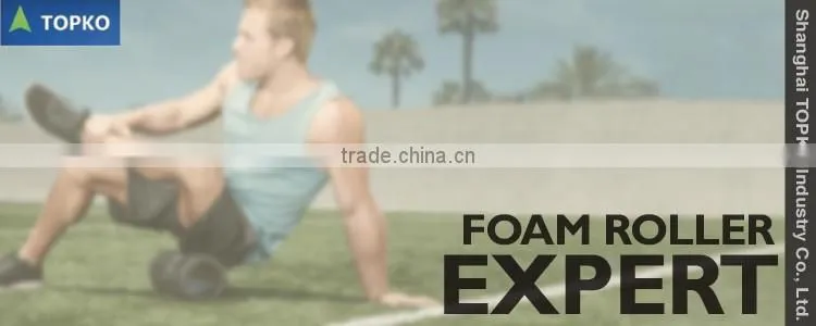 Wholesale Yoga & Pilates Type High Density Grid Foam Roller hard grid 33*14 custom eva foam roller