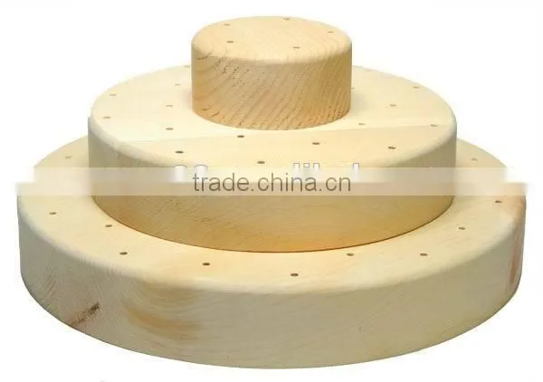 High quality painted Wood Christmas Lollipop shelf rack