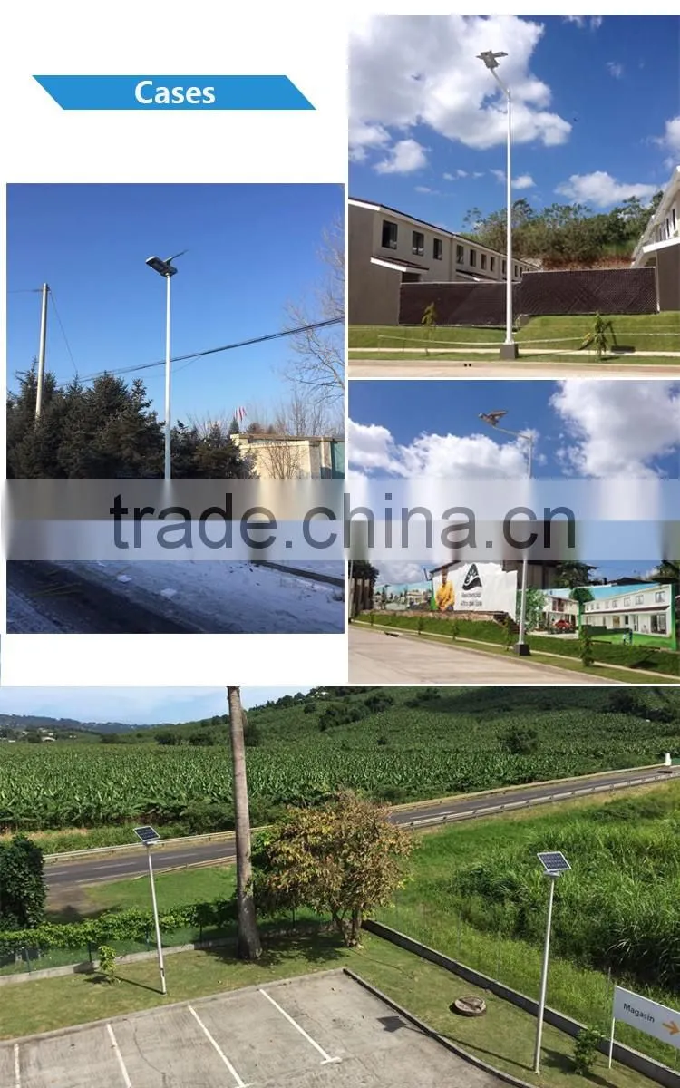 New Solar Led Street Light All in One Street Light Sensor Integrated 40W 20W 30W