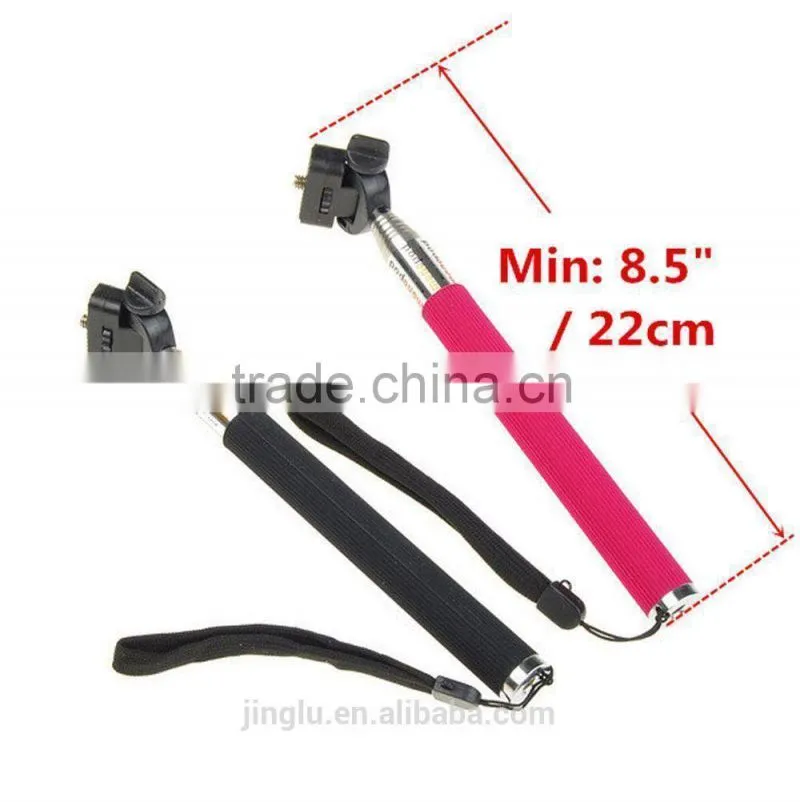 Aluminum Material and Mini Tripod / Lightweight Type selfie stick with bluetooth shutter button