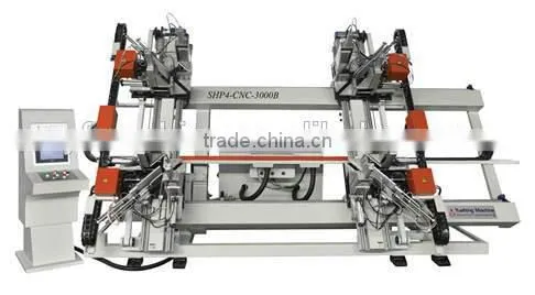 pvc&upvc windows doors machine/CNC vertical full automatic Four Point Welding Machine