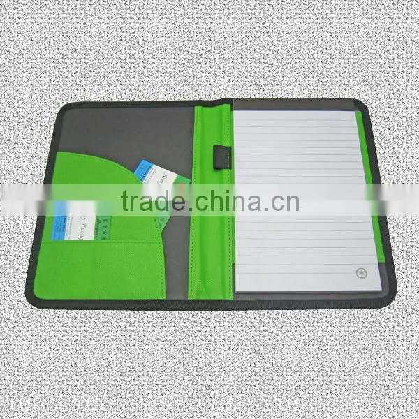 non-woven file folder with spring clip