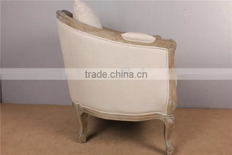 Rural Wooden Big Size Sofa Armchair