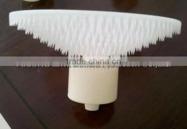Swirl air diffuser for waste water treatment