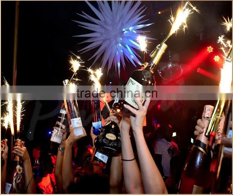 High quality champagne bottle ice fountain sparklers fireworks