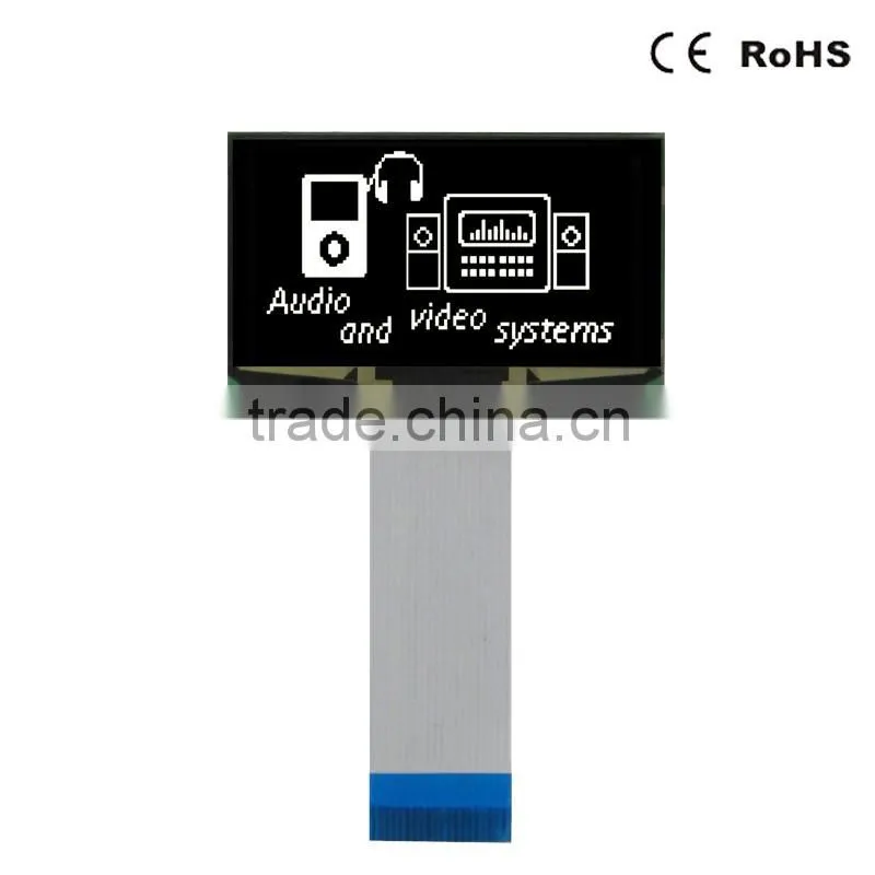 128x64 dots with White Graphic OLED Module