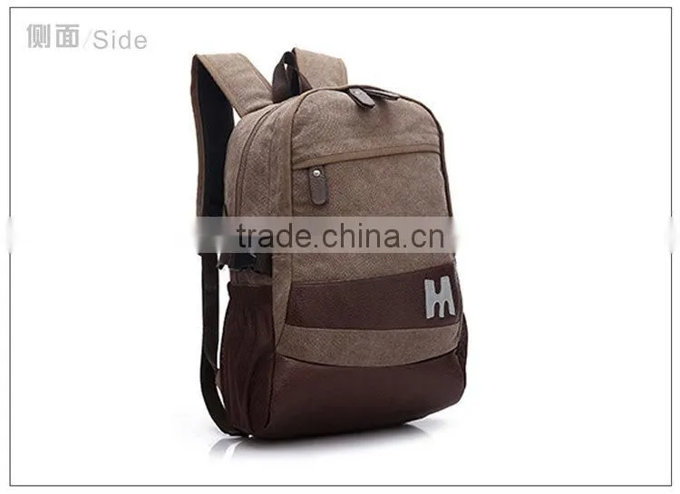 casual canvas bag,fashion korean canvas bags,leather trimmed canvas bag