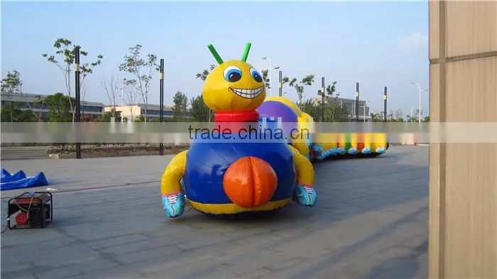 funny inflatable tunnel for sports game