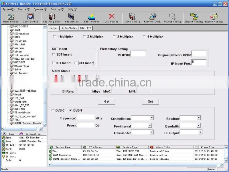 SC-4204 4 HD 1080P H264 Encoder to DVB-C RF Modulator / h264 rf modulator