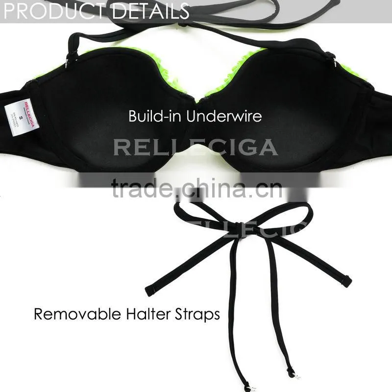 Sexi high waist girl bikini swimwear by RELLECIGA