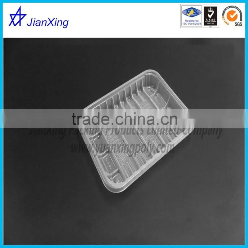 Professional PP plastic disposable design frozen food tray
