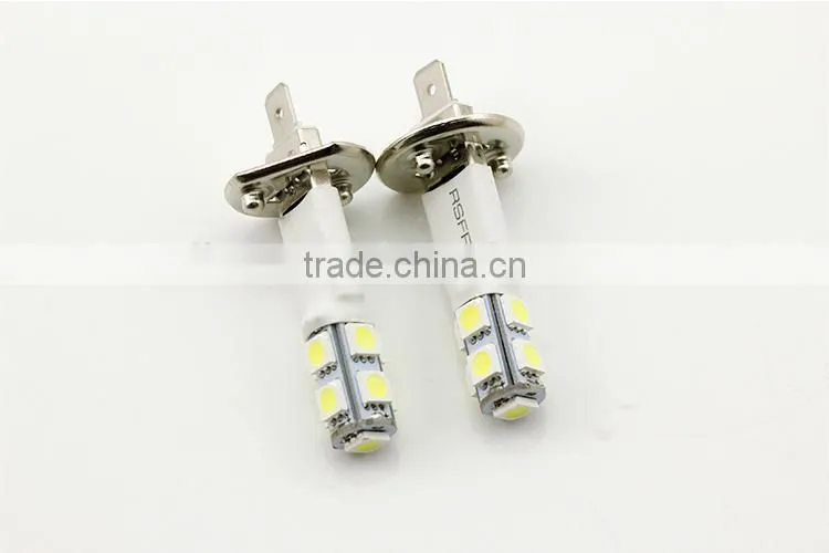 Car LED Fog Light H1 LED Automotive Lighting Bulb 9 SMD 5050 LED Motorcycle Lamp Lights