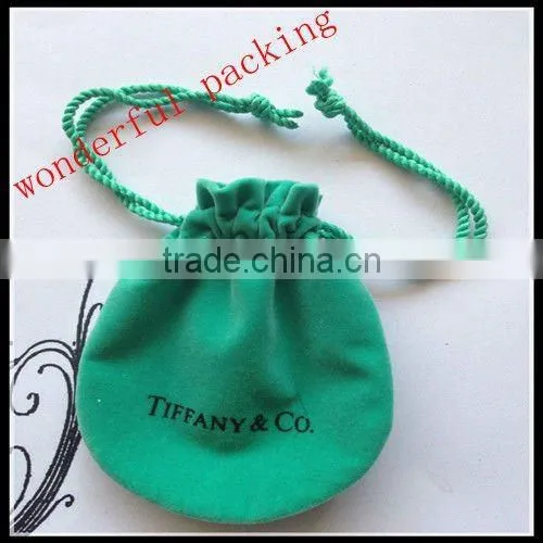 2013 hot sale velvet jewellery bag