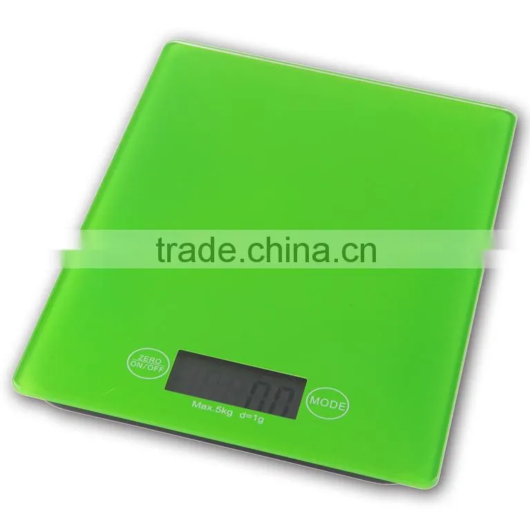 Digital Kitchen Scale (Full Color Film Application), OEM Orders Welcomed MAX 5KG