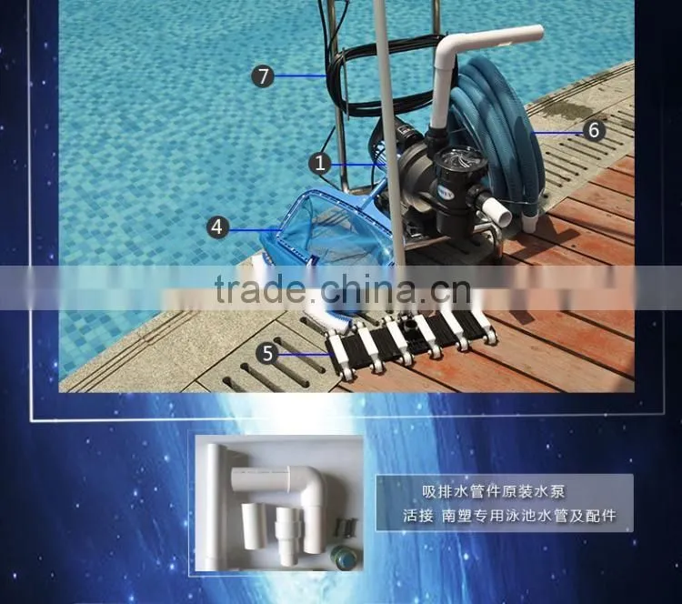 Swimming pool plastic swimming pool deep leaf skimmers