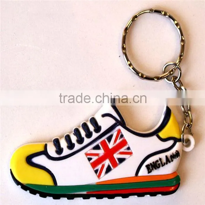 Luxury decent style customized own brand burst selling plush car keychain