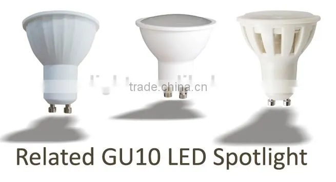 modern 7W wide degree gu10 led 6w spotlight
