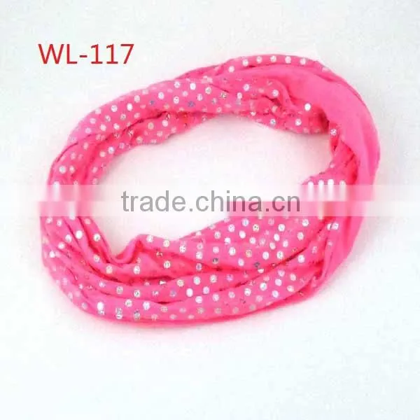 WL-117 2014 lovely and lastest endless children's scarves