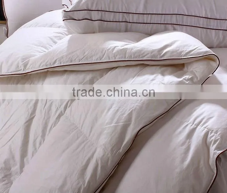 Royal Hotel's Striped White 300-Thread-Count 4pcs king sateen luxury quilts