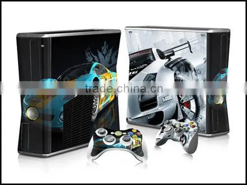 For Xbox 360 Slim Console Controller Vinyl Decal + 2 New Controller Skins For Xbox 360 Controller Skin
