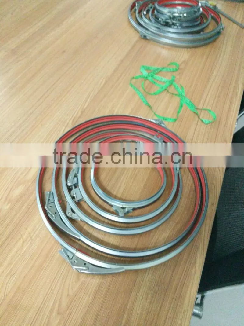 Flexible adjustable water pipe fitting clamp