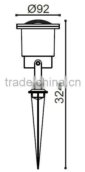 MR16 stainless steel spike light