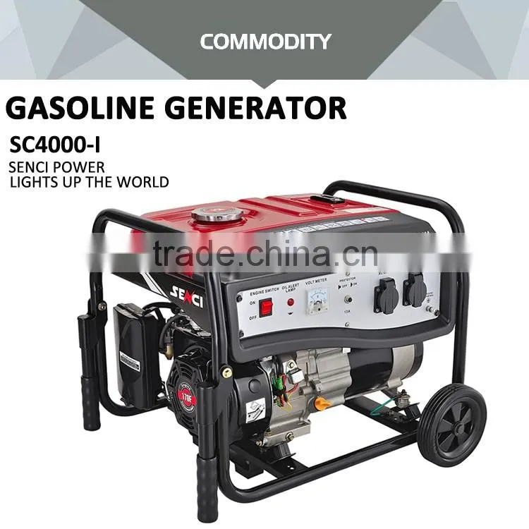 Power Value 4kva cheap electricity generator set, gasoline generator high quality for sale