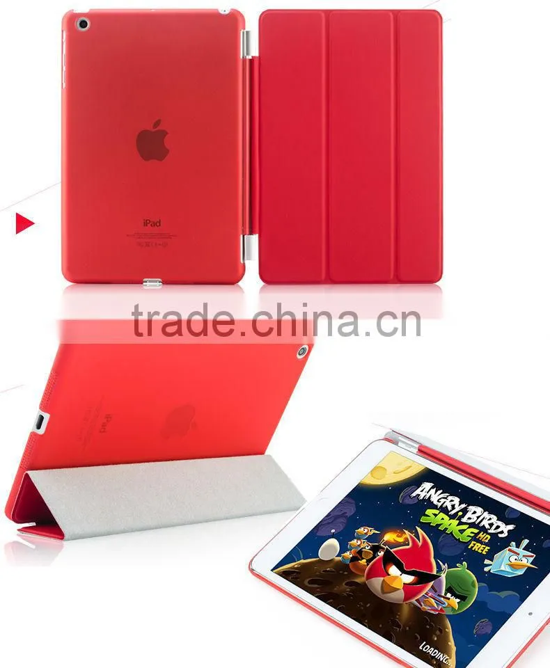 Slim Magnetic PU Leather Stand Smart Cover Back Case For ipad3/4/5/6/mini/mini2 /mini 3