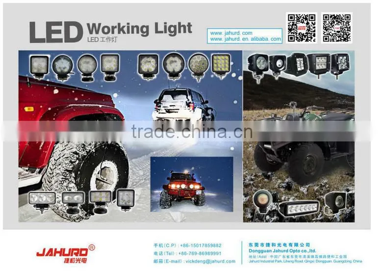 oval forklift parts 20w LED work light 10-60VDC waterproof safe warning light led pod spot/flood beam