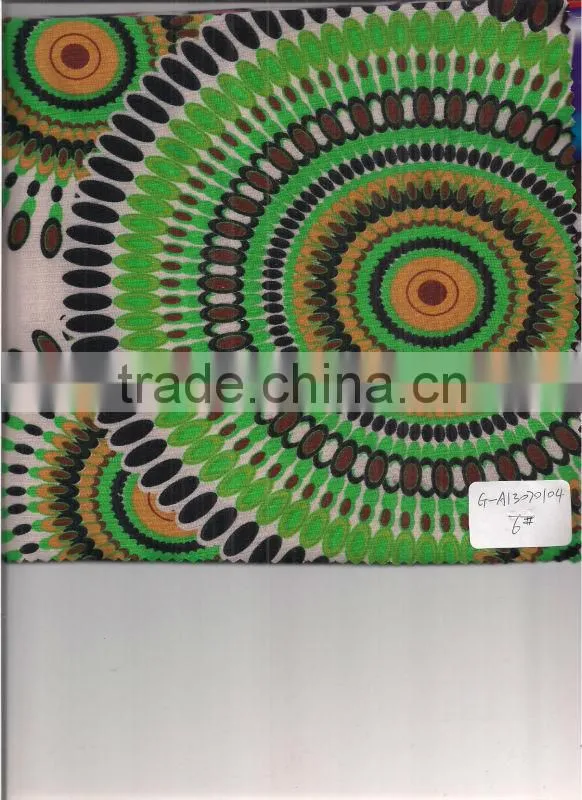 Poly Knitting Printed Fabric Stock:G-A13070104 5#
