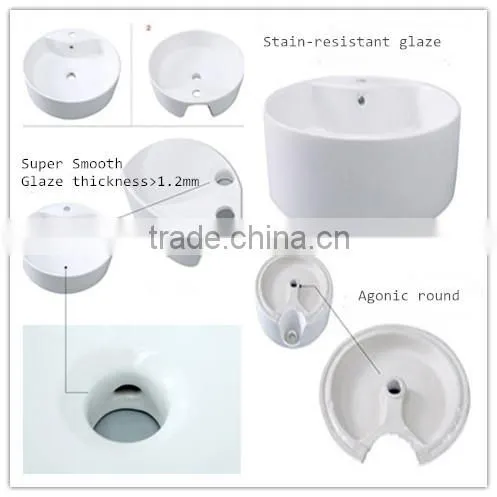17 inch wash basin factory round drop in CUPC Sink