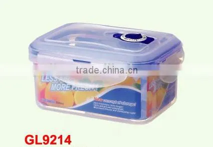 3 pcs rectangular plastic food container lunch box