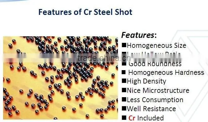 High efficiency steel shot s460