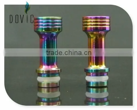 Dovic various styles stainless steel drip tips rainbow drip tips 510