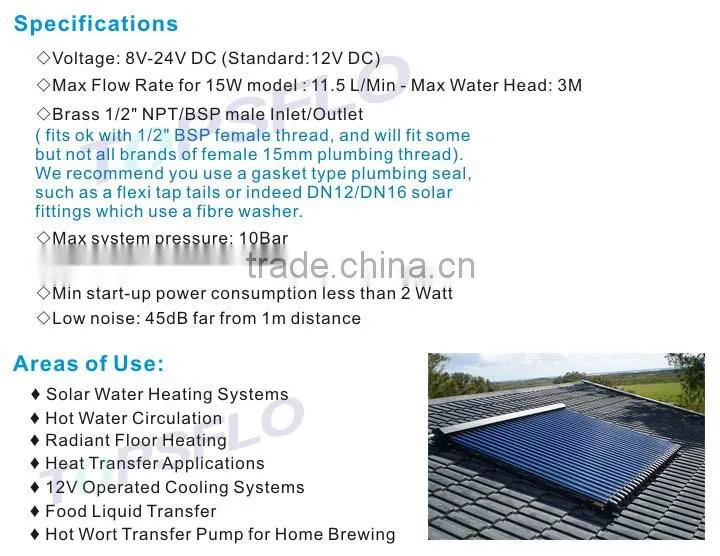 sun solar water small pump