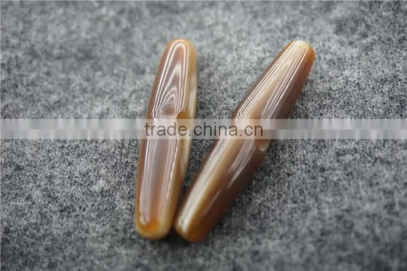 RESIN ONE HOLE CAFE TOGGLE BUTTON FOR GARMENT ACCESSORIES