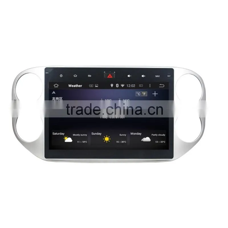 10.1 HD Android 5.1 car multimedia system in dash for volkswagen tiguan navigation radio 2013-2015