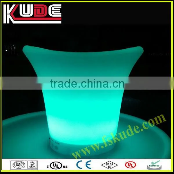 Customized led beer bucket cooler/led ice bucket