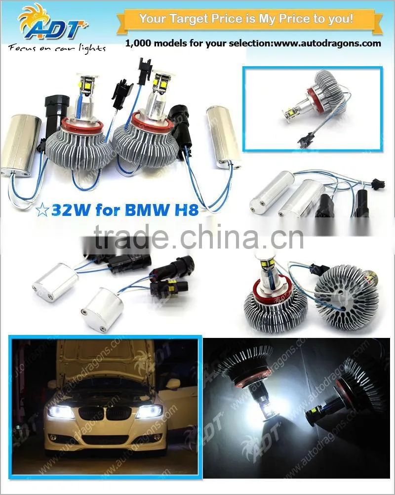 2016 Hot selling H8 32W E60 E92 E93 X5 LED CR EE e92 angel eyes led