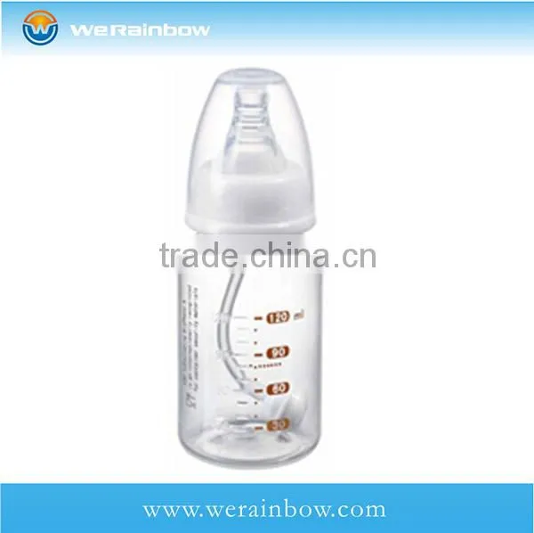 funny plastic baby feeding bottle