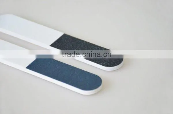 Custom made straigh shape finger nail file disposable emery board manicure nail care tools factory