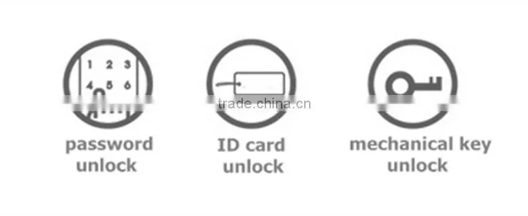 Electronic Stainless Steel Digital Code Card Access Automatic Door Lock